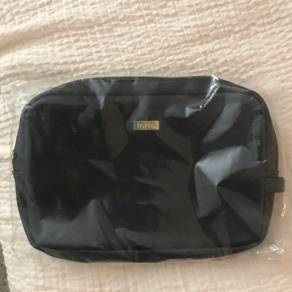 Tarte black makeup bag